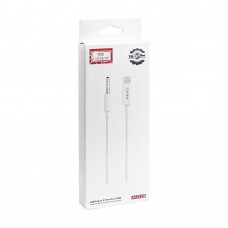 Аудио кабел Earldom ET-AUX29, 3.5mm към Type-C, 1.0м, Бял - 40179