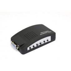 Конвертор DT AV към VGA, Черен - 18256