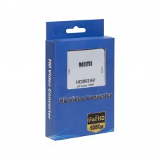 Конвертор No brand AV към HDMI, Бял - 18257