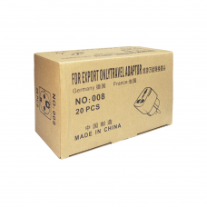 Преходник No brand WD-9, UK/US kъм EU шуко, 220V, High Quality, Черен - 17703