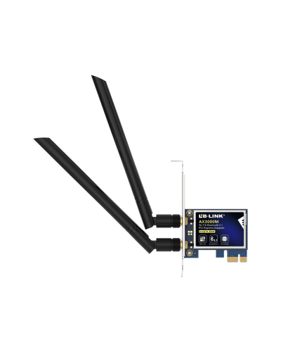 Безжичен мрежов адаптер LB-LINK BL-X50BT, PCI-E, 2400Mbps, Bluetooth, 2.4/5Ghz, 2 x 6dBi - 19049