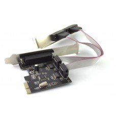 Платка PCI-E  към  Serial + Parallel port No brand-17474