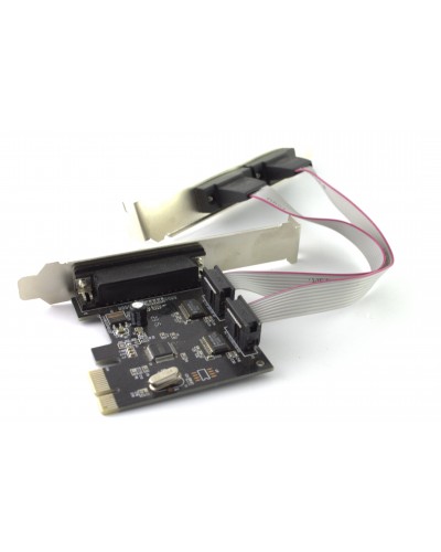 Платка PCI-E  към  Serial + Parallel port No brand-17474