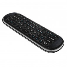 Универсално дистанционно No brand H6, Air mouse, USB 2.4GHz, Микрофон, IR програмируемо, Черен - 13045