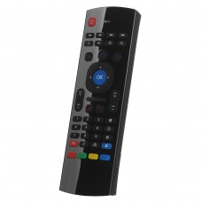 Универсално дистанционно No brand MX3, Air mouse, USB 2.4GHz, Микрофон, IR програмируемо, Черен - 13048
