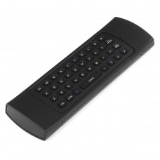 Универсално дистанционно No brand MX3, Air mouse, USB 2.4GHz, Микрофон, IR програмируемо, Черен - 13048