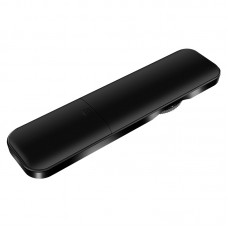 Универсално дистанционно No brand R1, Air mouse, USB 2.4GHz, Микрофон, IR програмируемо, Черен - 13044