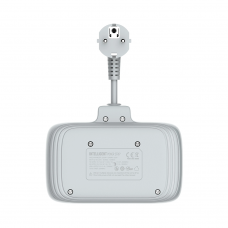 Разклонител LDNIO SE2435, 2 гнезда, CEE 7/3, 2500W, 1 x Type-C F, 3 x USB F, PD, QC, Бял - 40296