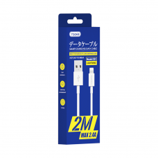 Кабел за данни Yookie CB1, Micro USB, 2.0m, Бял - 40146