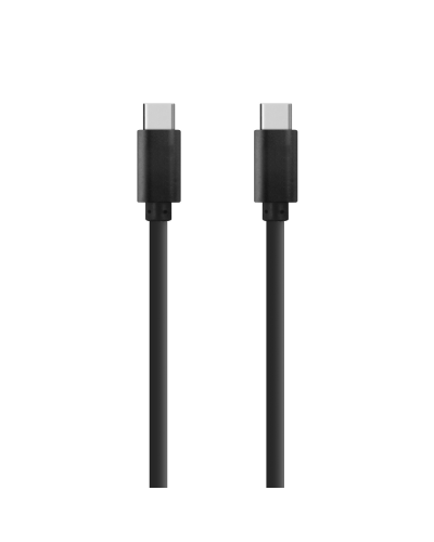 Кабел за данни DeTech, USB Type-C - USB Type-C 3.0, 1.0m, Черен - 14964