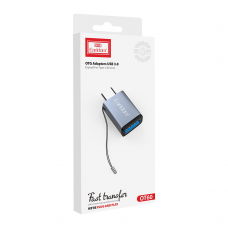 Преходник Earldom ET-OT60, USB F 3.0 към Type-C, OTG, Сив - 40212