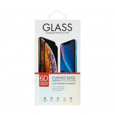 Стъклен протектор DeTech, за iPhone 12, 5D Full Glue, 0.3mm, Черен - 52643