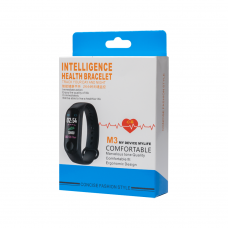 Смарт гривна No brand M3, 18mm, Bluetooth, IP67, Различни цветове- 73047
