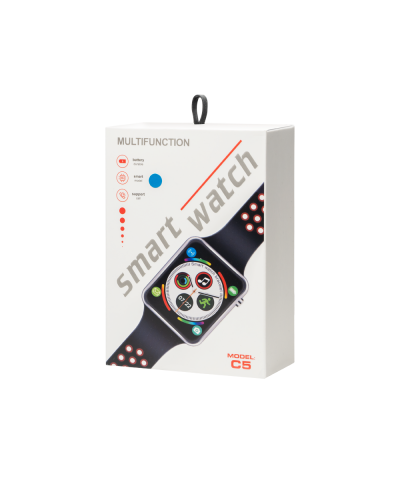 Смарт часовник No brand C5, 41mm, Bluetooth, SIM, IP52, Различни цветове - 73025
