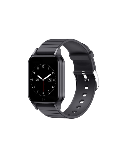 Смарт часовник No brand T96, 33mm, Bluetooth, IP67, Черен - 73033