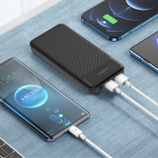 Преносима батерия Earldom ET-PB56. 10000mAh, Черен - 87057