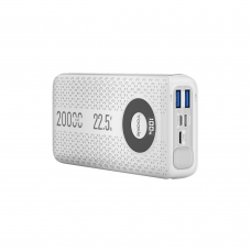 Преносима батерия Yookie YO12, 20000mAh, 22.5W, Бял - 87061