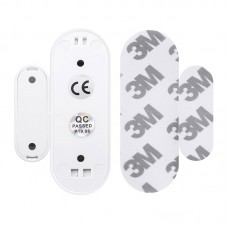 Смарт сензор No brand PST-WD002, За врата/прозорец, Wi-Fi, Tuya Smart, Бял - 91001
