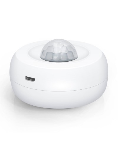 Смарт сензор No brand PST-HW400B, За движение, PIR, 360 градуса, Wi-Fi, Tuya Smart, Бял - 91004