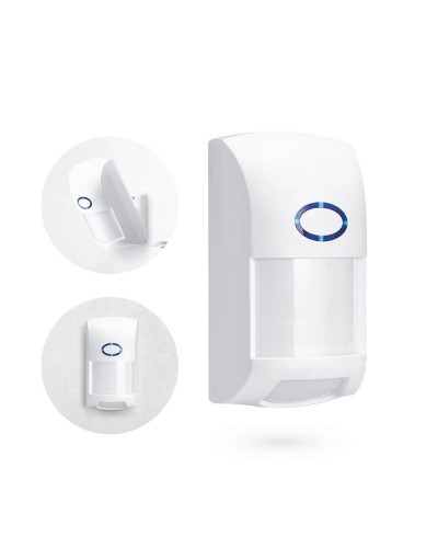 Смарт сензор No brand PST-CT60W, За движение, PIR, Wi-Fi, Tuya Smart, Бял - 91002