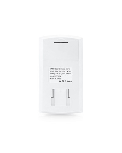 Смарт сензор No brand PST-CT60W, За движение, PIR, Wi-Fi, Tuya Smart, Бял - 91002