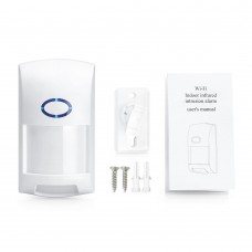Смарт сензор No brand PST-CT60W, За движение, PIR, Wi-Fi, Tuya Smart, Бял - 91002