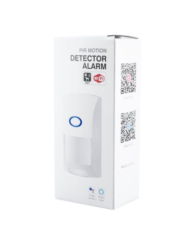 Смарт сензор No brand PST-CT60W, За движение, PIR, Wi-Fi, Tuya Smart, Бял - 91002