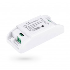 Смарт превключвател No brand PST-WF-S1, 1 канал, 220V, 10A, Wi-Fi, Tuya Smart, Бял - 91019