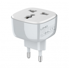 Смарт контакт LDNIO SCW1050, 220V, 10A, Wi-Fi, Tuya Smart, Бял - 40297
