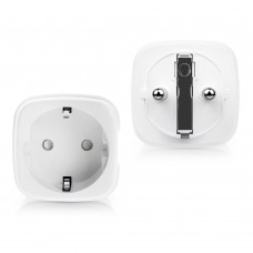 Смарт контакт No brand PST-ZEU-003, Мониторинг, 220V, 16A, Wi-Fi, Tuya Smart, Бял - 91017