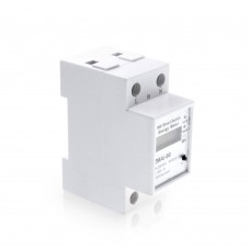 Смарт електромер No brand PST-ZMAi-90, За 35mm DIN, 220V, 60A, Wi-Fi, Tuya Smart, Бял - 91023