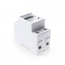 Смарт електромер No brand PST-ZMAi-90, За 35mm DIN, 220V, 60A, Wi-Fi, Tuya Smart, Бял - 91023