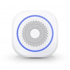 Смарт алармена система No brand PST-H3, 5в1, Wi-Fi, Tuya Smart, Бял - 91011