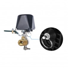 Смарт контролер No brand PST-FM400, За сферичен спирателен кран, Wi-Fi, Tuya Smart, Черен - 91007