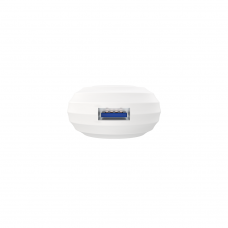 Мрежово зарядно устройство DeTech DE-28M, 5V/2.4A, 220V,1 x USB, С Micro USB кабел, 1.0m, Бял - 14133