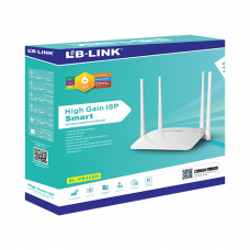 Безжичен рутер LB LINK BL-WR450H, 300Mbps, 4 антени, Бял - 19053
