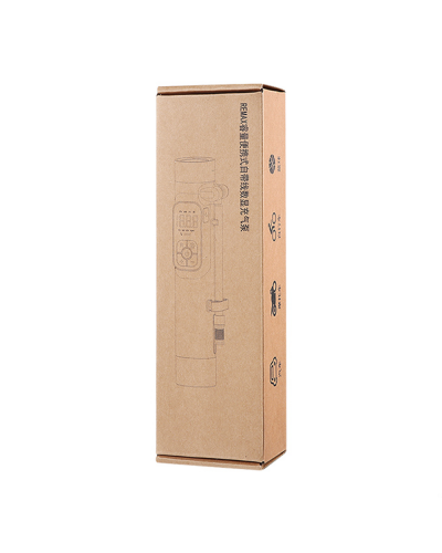 Компресор Remax CQ-1, Фенер, 5000mAh, Черен - 40305