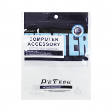 Кабел DeTech HDMI - VGA, 1.8m, Flat, с аудио кабел -18229