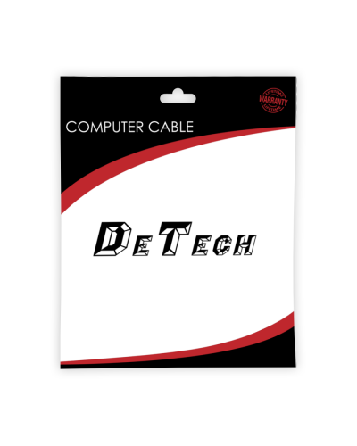 Аудио кабел DeTech 3.5 - 3RCA F,  25см  - 18216