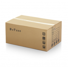 Захранващ кабел DeTech, За лаптоп, 1.5m, CEE 7/7 - IEC C5 F, 150бр. - 18362