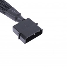 Кабел No brand, Y-Сплитер, За вентилатори, MOLEX към 4x4PIN, 0.3m, Черен - 18322