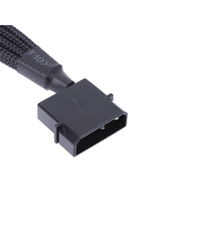 Кабел No brand, Y-Сплитер, За вентилатори, MOLEX към 4x4PIN, 0.3m, Черен - 18322