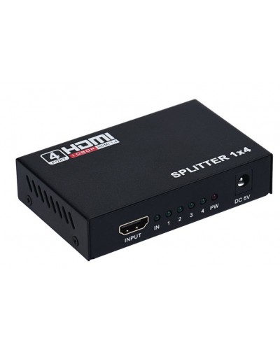 Сплитер от HDMI към 4 HDMI , със захранване - 18263