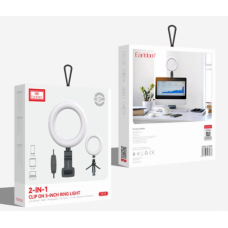 LED ринг осветление Earldom ET-ZP29, 12.5см, 4W, Черен - 40369