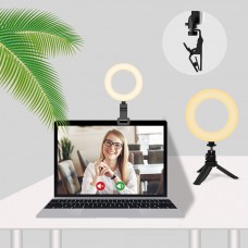 LED ринг осветление Earldom ET-ZP29, 12.5см, 4W, Черен - 40369