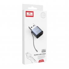 Преходник Earldom ET-OT61, Type-C F към USB 3.0, Сив - 40211