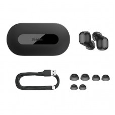 Bluetooth слушалки Baseus Bowie EZ10, TWS, Черен – 20758