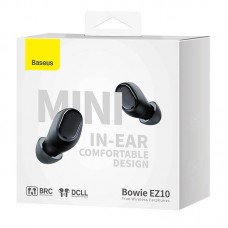 Bluetooth слушалки Baseus Bowie EZ10, TWS, Черен – 20758