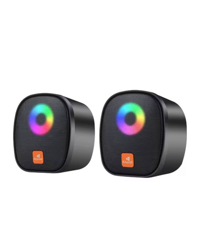 Тонколони Kisonli X11, AUX, 2x3W, Черен - 22228
