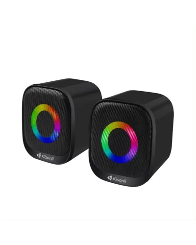 Тонколони Kisonli X3, AUX, 2x3W, Черен - 22226
